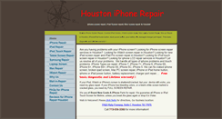 Desktop Screenshot of houstoniphonerepair.com